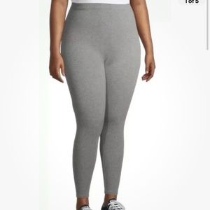 No Boundaries Jr Gray High Rise Ankle Leggings Size 4X NEW